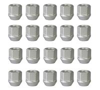 20x Dado ruota aprire M12x1.5 conico 60° 22mm | dimensione della chiave inglese 17mm compatibile con Hyundai Accent I Accent II