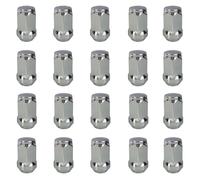 20x Dado ruota M12x1,5 conico chiuso 60° 35mm | dimensione della chiave inglese 19mm compatibile con Genesis G70 G70 HTRAC