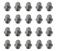 20x Dado ruota M12x1,5 flangia piatta 37mm | dimensione della chiave inglese 21mm compatibile con Genesis G70 G70 HTRAC