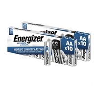 20x Energizer Ultimate Lithium Batterie AA 1,5V LR6 Mignon L91