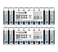 20X EverActive Pro Alkaline AA LR6 1.5V Batterie 2900mAh