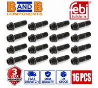 20x FEBI 45757 Bulloni Ruota M14x1,5 17mm Mercedes GLC GLE S...