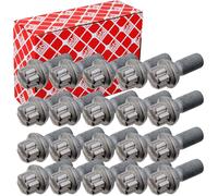 20x FEBI DADI Ruota Set Lunghezza: 51mm SFERA A/G PER CERCHI In Lega Leggera