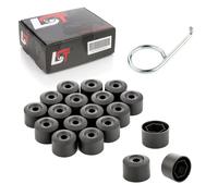 20X Felgen Rad Schraube Copertura Esagonale Tappi 17Mm Nero Per VW