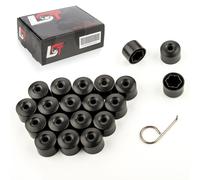 20X Felgen Rad Schraube Copertura Esagono Tappi 17 Mm Nero Per JAGUAR