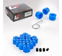 20X Felgen Rad Schrauben Copertura Esagono Blu Per VW GOLF JETTA