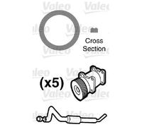 Kit di conversione, aria condizionata VALEO 509550