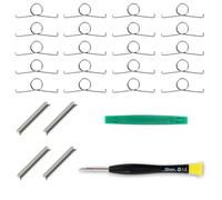 20x L2 R2 Trigger Button Springs with 4x Cylinder 1x Screwdriver Compatible with DualSense PS5 Controller Spring Replacement Repair Tool