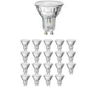 20x lampadina GU10 LED PAR16 bianco (4000 K) 5,3 W 504lm 44° Specchio [EEK: E]