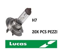 20X LAMPADINE LAMPADA ALOGENA H7 12V 55W LUCAS FARO ANTERIORE ANABBAGLIANTE
