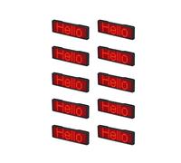 20X LED Nome Badge Ricaricabile Segnale Luminoso Display un Scorrimento Programmabile DIY Display LED, Tipo 2