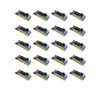 20X LM3915 Indicatore di Livello Audio Kit Fai-da-Te Kit di Indicatori di Livello per Analizzatore di Spettro Audio un 10 Led Audio Saldatura