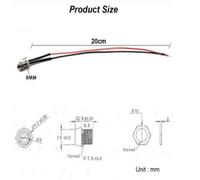20x Luci Indicatori LED 12V 10mm Pannello Direzionale Per Auto E Moto