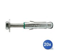 20x Maurer Tassello ancorante Acciaio Mlm Con Vite Te Mlm-V 12 12X90