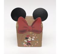 20X MINNIE FLOWER DISNEY Scatola Portaconfettn orecchie Topolino 5x5x5cm 12T3