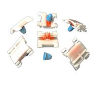 20x MORSETTO MODANATURA FISSAGGIO PER VW PASSAT B4 CON BECCUCCIO VW...