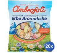 20x Multipack Caramelle Ambrosoli Balsam Erbe Gr 150