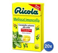 20x Multipack Caramelle Ricola Melissa Limoncella Gr 50