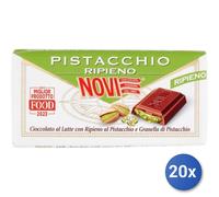 20x Multipack Cioccolato Novi Tavoletta 105 Ripieno Pistacchi
