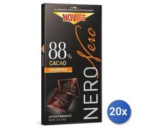 20x Multipack Cioccolato Novi Tavoletta 75 Nero 88%