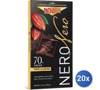 20x Multipack Cioccolato Novi Tavoletta 75 Nero & Cacao