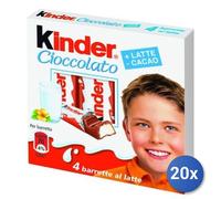 20x Multipack Ferrero Kinder Barretta T 4 Gr.50
