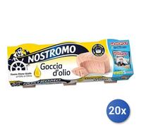 20x Multipack Tonno Nostromo Goccia Olia Gr 65X3