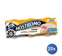 20x Multipack Tonno Nostromo Olio Girasole Gr 70X3