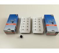 20x Osram 12V 1,2W BX8,4D Lampada 2351MFX6 Piastra Di Testa IN Costruzione
