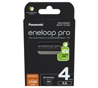 20X Panasonic Eneloop Pro 4 Pezzi Blister AA Ni-MH Batterie 2500 mAh