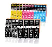 20x PGI-580 CLI-581 Cartucce per Canon 580XL 581XL Multipack per Canon TS6350 per PIXMA TR7550 TR8500 TR8550 TS705 TS705a TS6250 TS6300 TS6350a