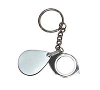 20X Piccolo Pocket Vetro Pieghevole In Vetro Con Catena Applicare A Lettura Scienza Gioielli Magnifier Per La Lettura Catena