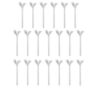 20X PVC Golf Tees Professional Set - Durable Golf Training Accessories For Consistent Tee Height, Swing Accuracy And Distance Improvement Practice Tool For Men Women | Golfs Course And Driving Range