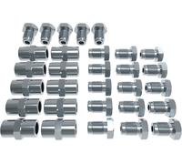 20X Raccordo Maschio + 10X Connettore Femmina per Tubo Di Freno Ø 4,75 Mm Svasat