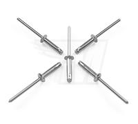 20X Rivetti Universali In Alluminio 4 X 20 Mm