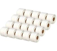 20x ROTOLI ETICHETTE COMPATIBILI DYMO LABELWRITER 400 450 36x89mm S0722400