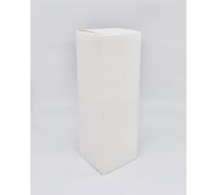 20X SETA BIANCO Scatola Bomboniera pieghevole 10x10x30 cm 138Z