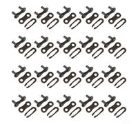20x Steel Chain Master Link 1/2 x 1/8 Single Speed | High-carbon steel, electroplated black finish, fits 1/2x1/8 chains, single speed compatible, 20 pack value