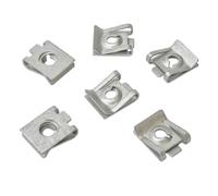 20X Supporto In Metallo Clip Dado Universale | 20,2 X 16,3