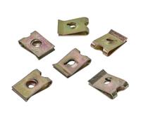 20x SUPPORTO METALLICO UNIVERSALE CLIPS DADI 16,6 X 11,2 #NUOVO#