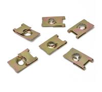 20x SUPPORTO METALLICO UNIVERSALE GANCIO DADI 25 X 14,5 NUOVO