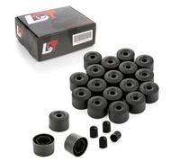 20x Tappi a vite ruota Di Copertura Dadi Delle Set 17 mm nero per CITROEN