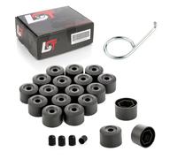 20x Tappi a vite ruota Di Copertura Dadi Delle Set 17 mm nero per LANCIA
