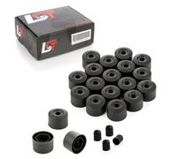 20x Tappi a vite ruota Di Copertura Dadi Delle Set 17 mm nero per SAAB