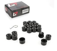 20x Tappi Copri Bulloni Ruota Set Di Viti Di Bloccaggio nero 17 mm per LEXUS