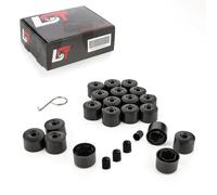 20x Tappi Copri Bulloni Ruota Vite bloccaggio Set nero 17 mm per SAAB