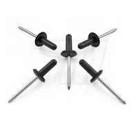 20x Universale Alluminio Acciaio Plastica Borchia 4,8 - 6,2 X 17 - 19,3 MM