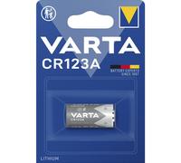 VARTA CR 123A - Batteria al litio, CR123A, 1430 mAh, confezione da 1