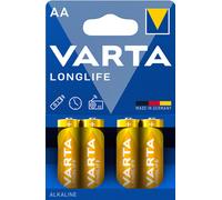 20x VARTA Longlife,Aa Mignon Alcaline Batteria 4er Blister LR6 MN1500 Stilo
