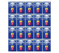 20x VARTA Longlife Max Power Batteria Alkalina 9V E-Block 6LR61 PP3